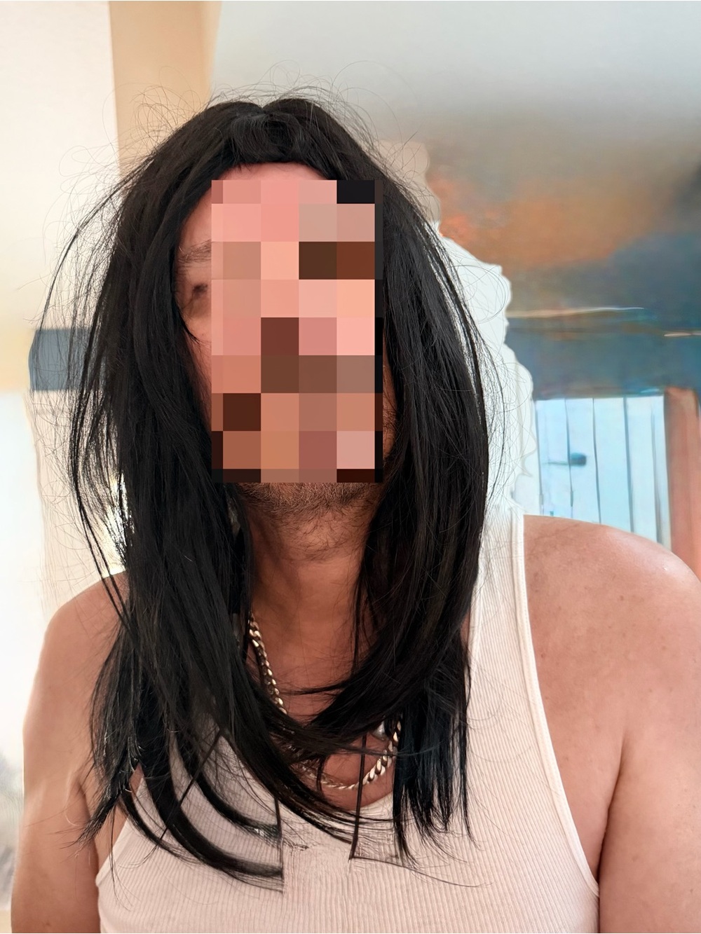 Black Long Straight Women's Wig - Classic Look